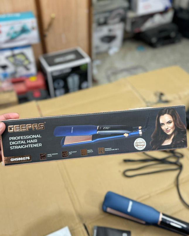 Geepas professional digital hair straightener GHS 86076