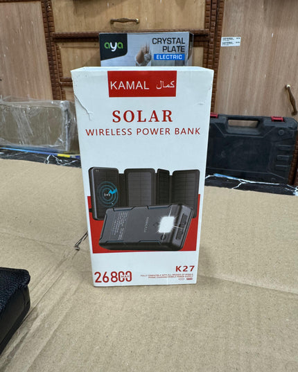 Solar Plate Power Bank (26800) MAH