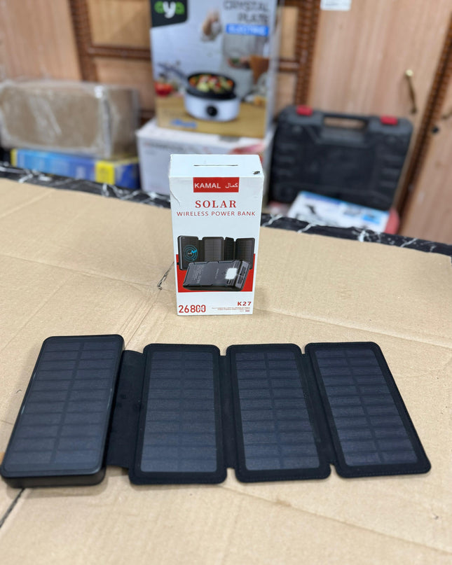 Solar Plate Power Bank (26800) MAH