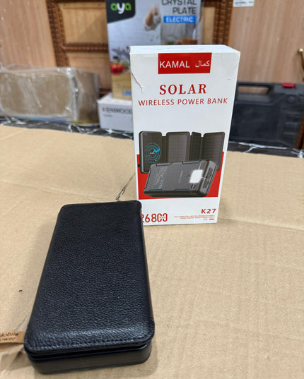 Solar Plate Power Bank (26800) MAH