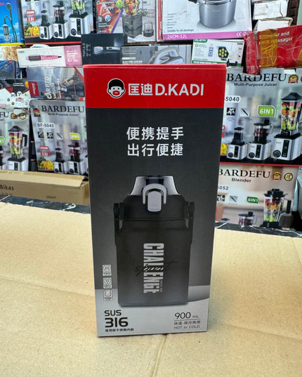 Okadi 900ml double steel water bottle