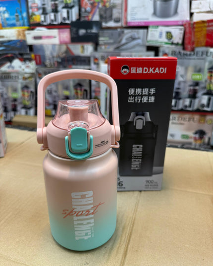 Okadi 900ml double steel water bottle
