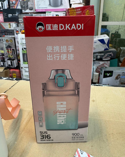 Okadi 900ml double steel water bottle