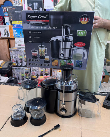 super crest 4 in 1 juicer blender set