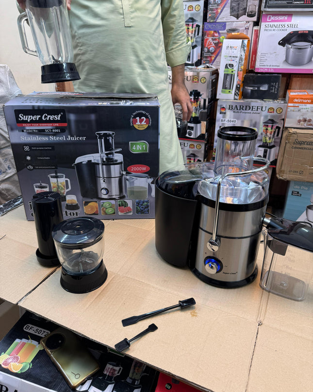 super crest 4 in 1 juicer blender set