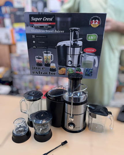 super crest 4 in 1 juicer blender set