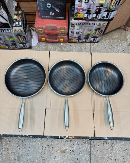 honeycomb lesser flate fry pan