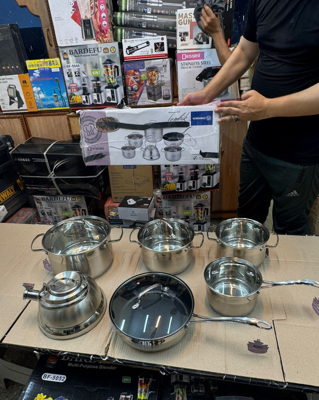 Korkmaz turkey  12 Pcs Cookware Set