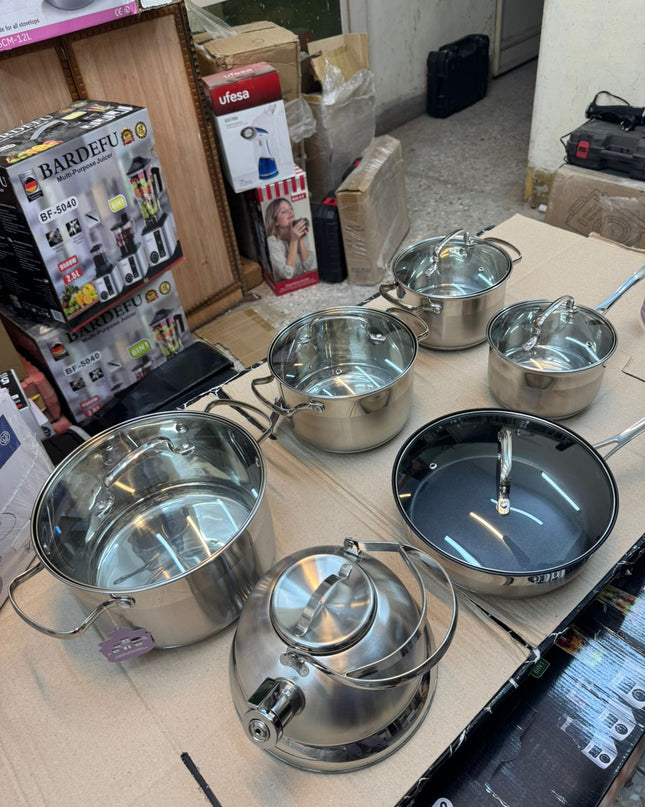 Korkmaz turkey  12 Pcs Cookware Set