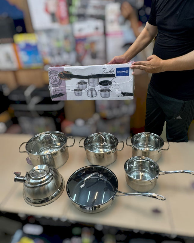 Korkmaz turkey  12 Pcs Cookware Set