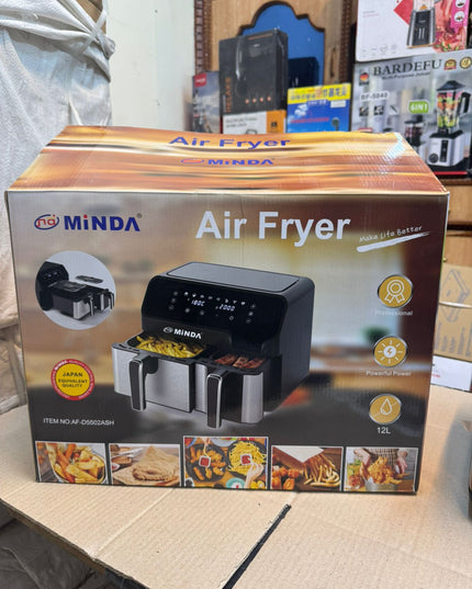 MINDA 12 litter dual  bosket air fryer
