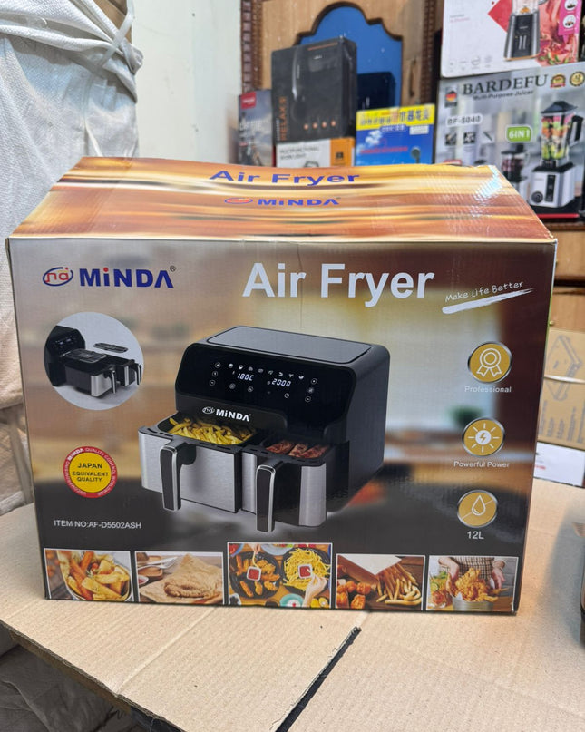 MINDA 12 litter dual  bosket air fryer