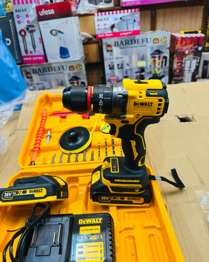 Dewalt commercial brushless drill machine 36v 30 pieces