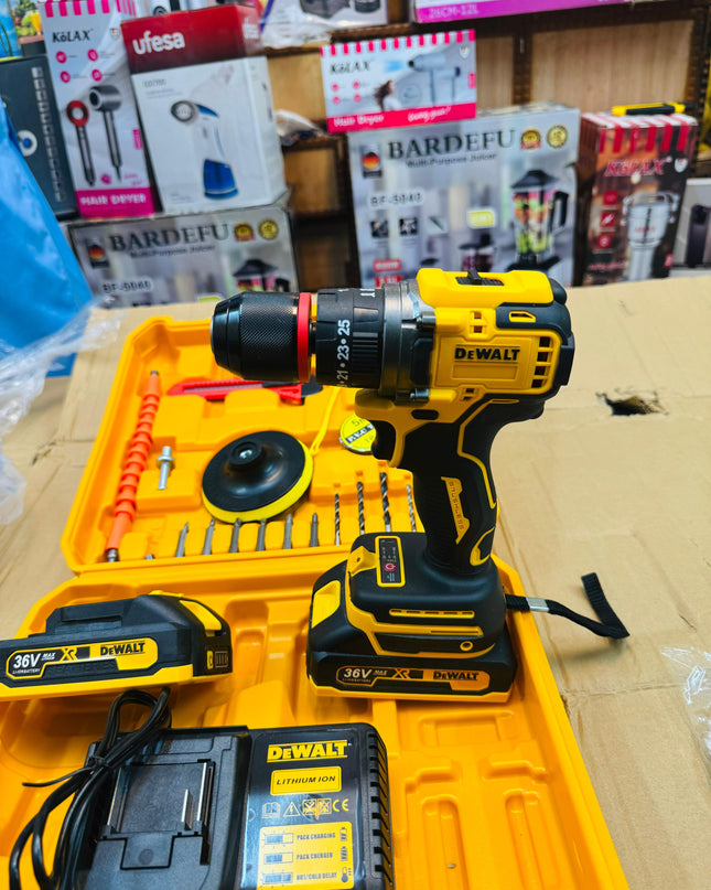Dewalt commercial brushless drill machine 36v 30 pieces
