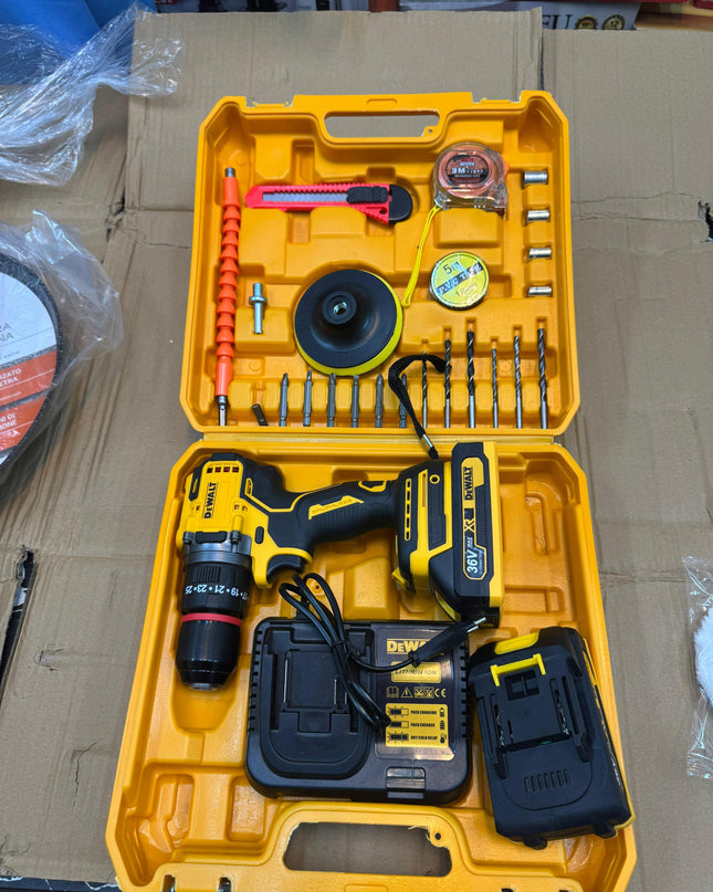 Dewalt commercial brushless drill machine 36v 30 pieces