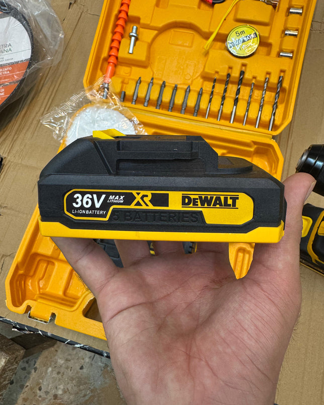 Dewalt commercial brushless drill machine 36v 30 pieces