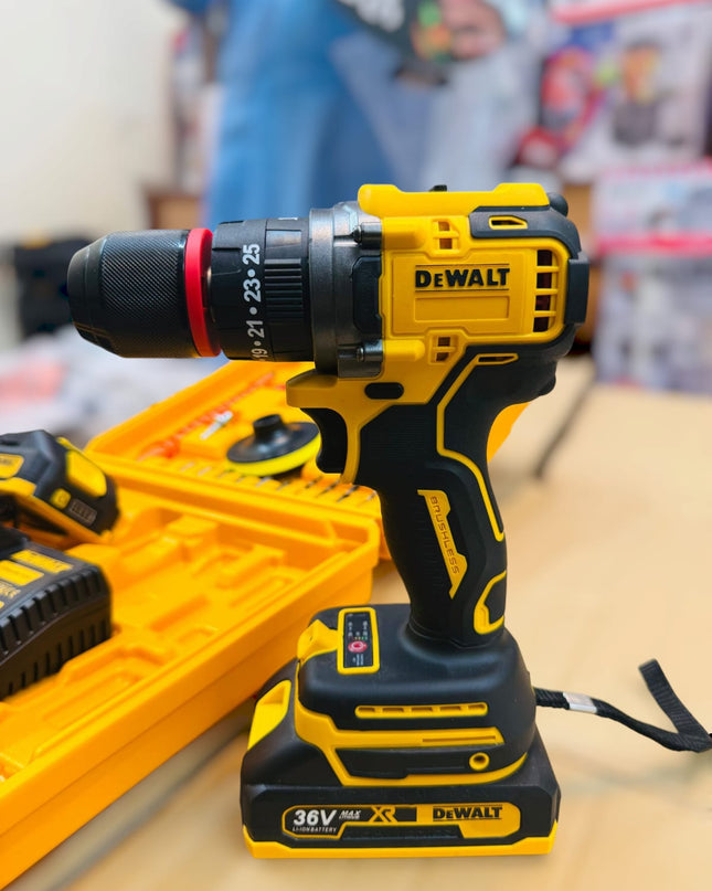 Dewalt commercial brushless drill machine 36v 30 pieces