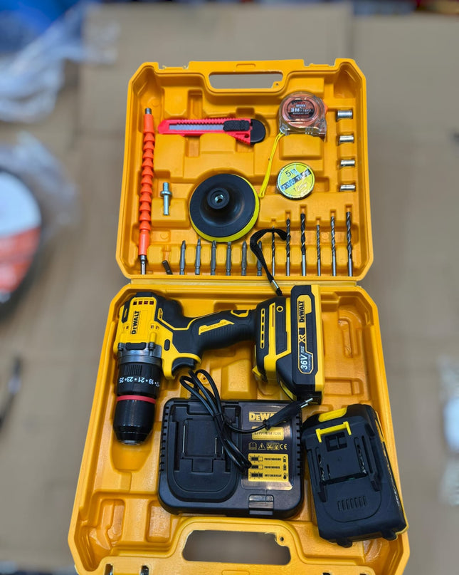 Dewalt commercial brushless drill machine 36v 30 pieces