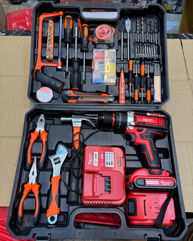Milwaukee 48v 117 pieces drill set