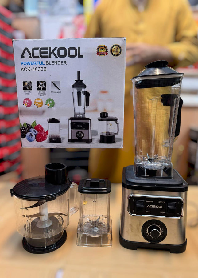ACEKOOL stainless steel 3 in 1  blender set