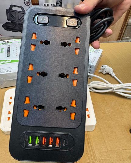 Good Quality Fireproof Extension Socket  Board with USB Ports