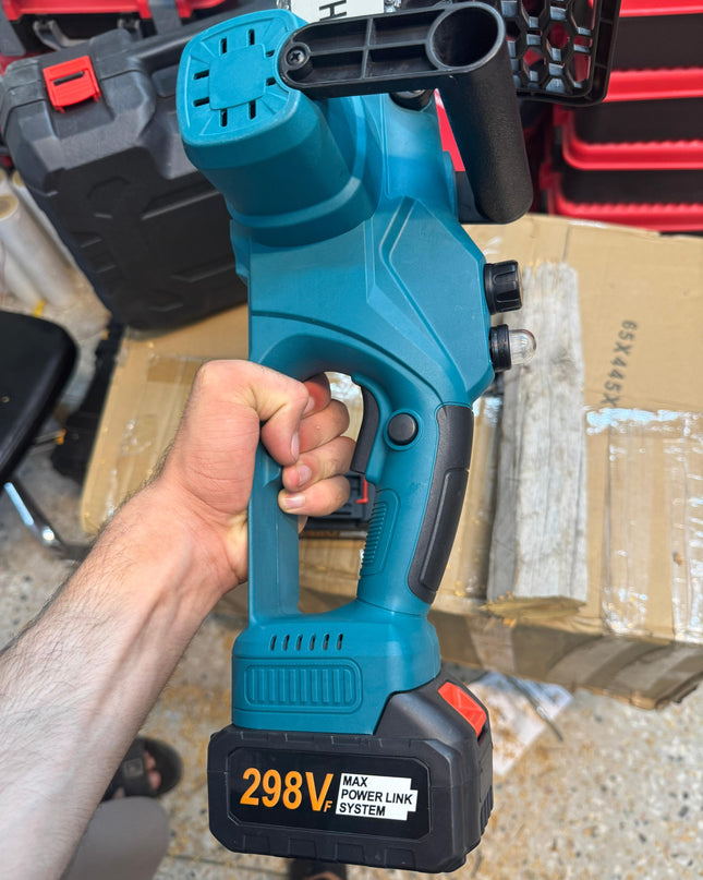 Amazon lot Rechargeable 298v 12inch chainsaw with double battery