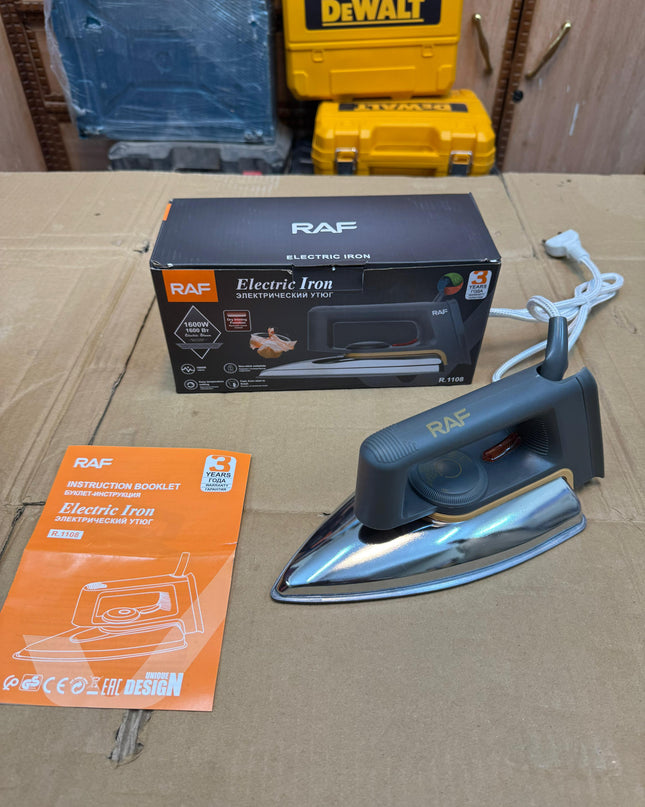 Russia RAF light weight dry iron