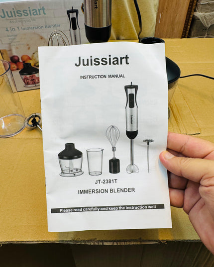 Juissiart 800W Multifunction 4 in 1 Hand Blender