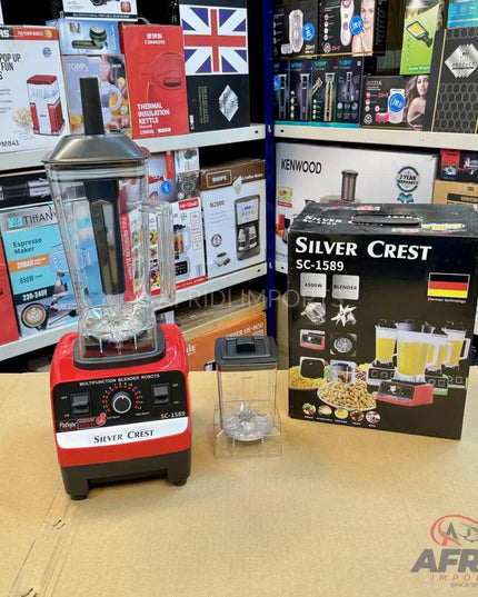 German Lot Imported 2L Powerful silver crest  2-in-1 Blender