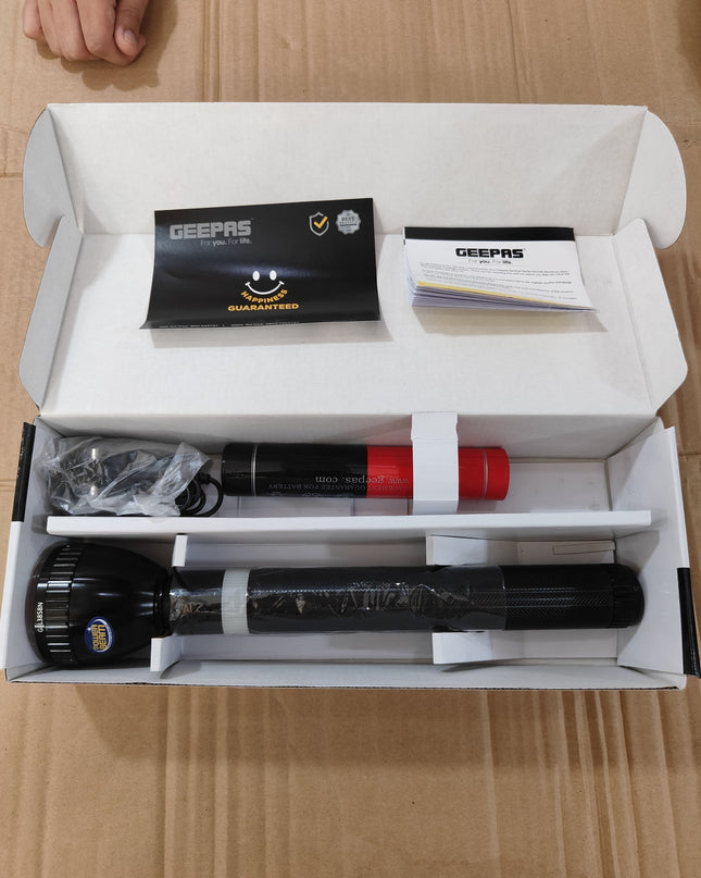 Geepas 3858 Flashlight torch Original Product + 2-Year Local Warranty