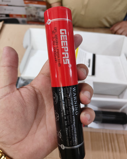 Geepas 3858 Flashlight torch Original Product + 2-Year Local Warranty