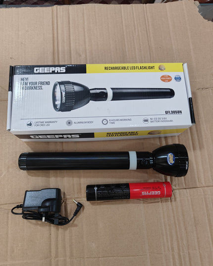 Geepas 3858 Flashlight torch Original Product + 2-Year Local Warranty