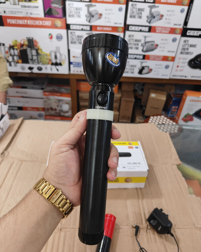 Geepas 3801 Flashlight torch Original Product + 2-Year Local Warranty