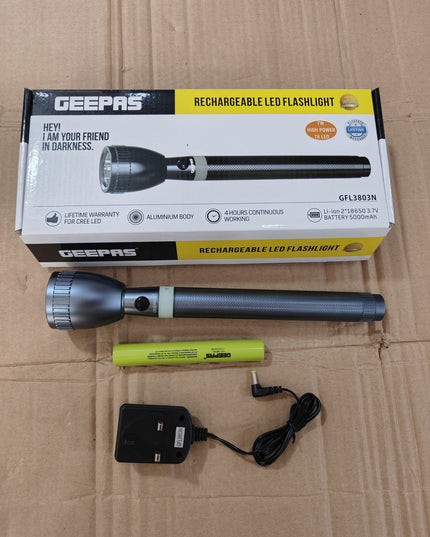 Geepas 3858 Flashlight torch Original Product + 2-Year Local Warranty