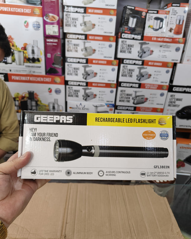 Geepas 3858 Flashlight torch Original Product + 2-Year Local Warranty