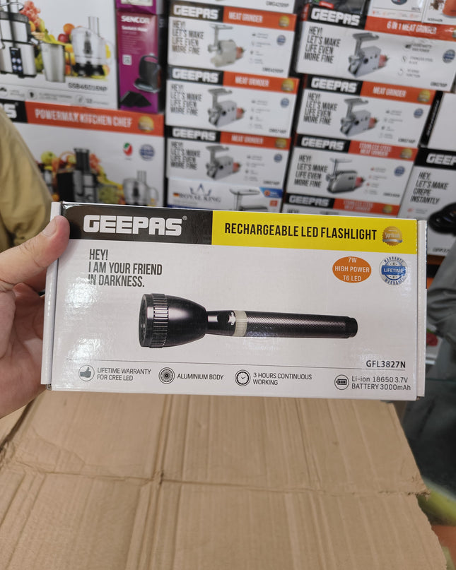 Geepas 3827 Flashlight torch Original Product + 2-Year Local Warranty