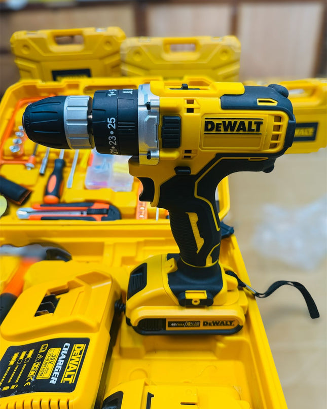 Dewalt 117 pcs 48v drill machine set