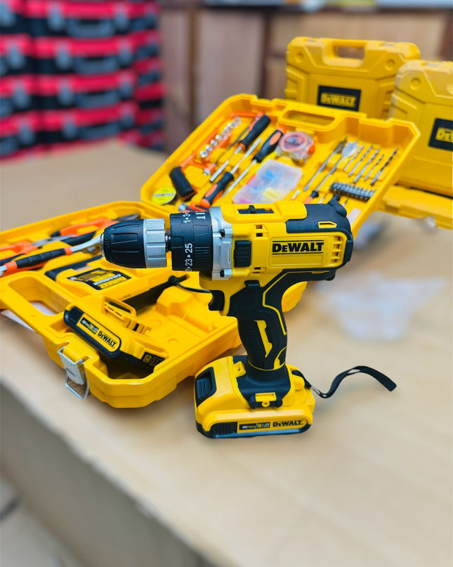 Dewalt 117 pcs 48v drill machine set