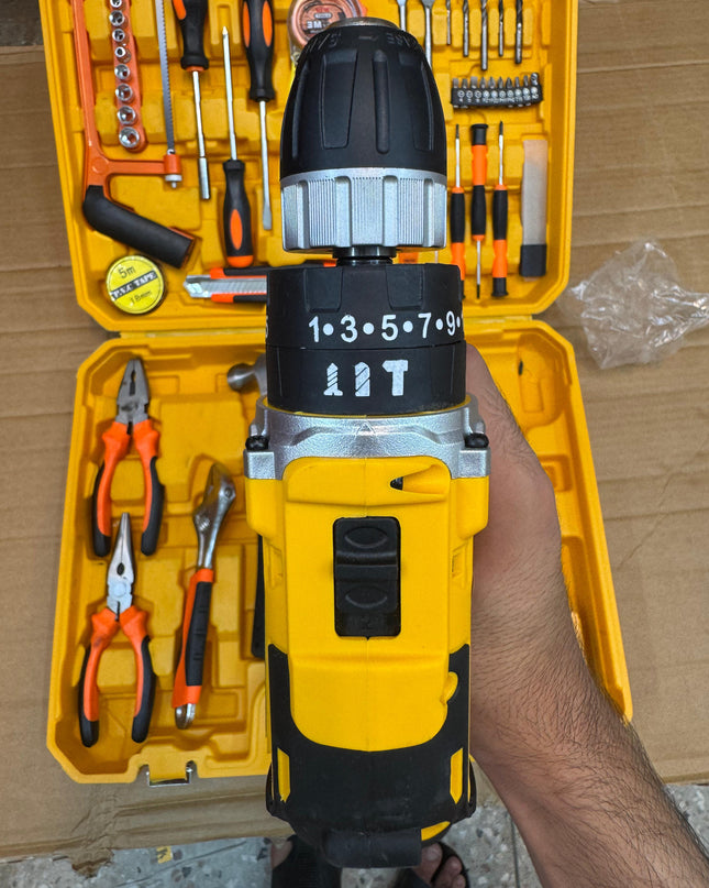 Dewalt 117 pcs 48v drill machine set