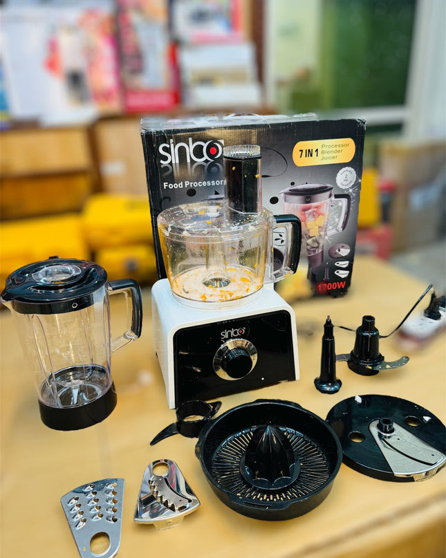 SINBO 7 in 1 food processor set