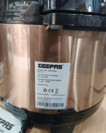 GEEPAS Digital multi cooker 35052