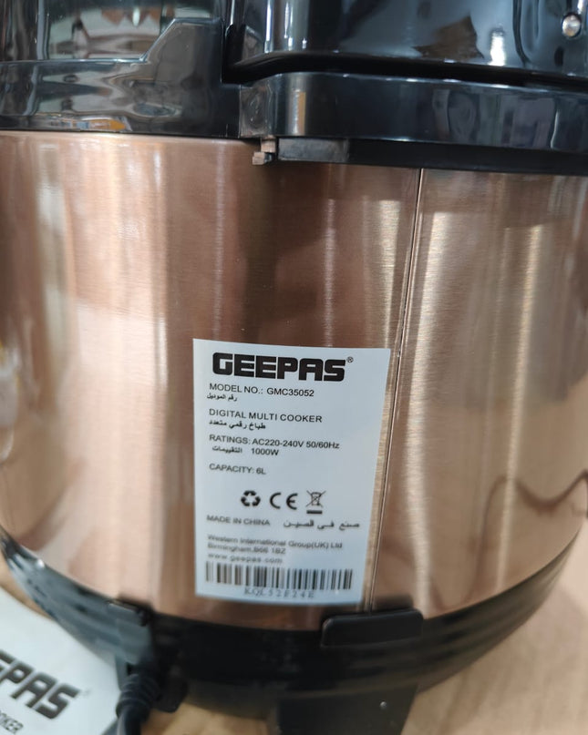 GEEPAS Digital multi cooker 35052