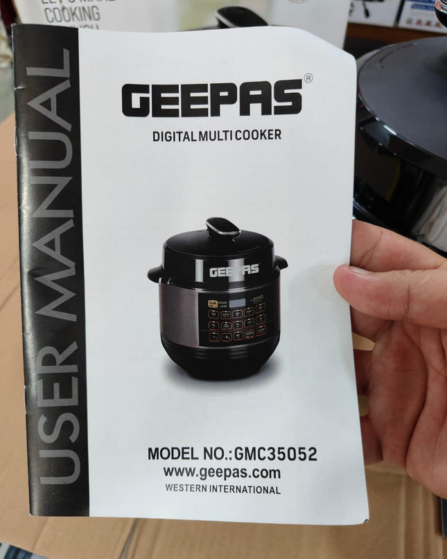GEEPAS Digital multi cooker 35052