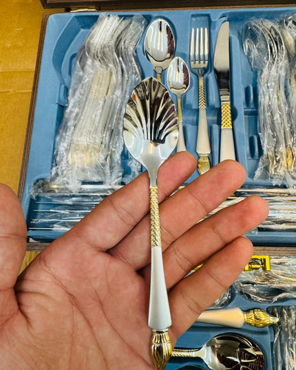 KDK 72pcs Luxury Stainless Steel Cutlery Set with Gift Box