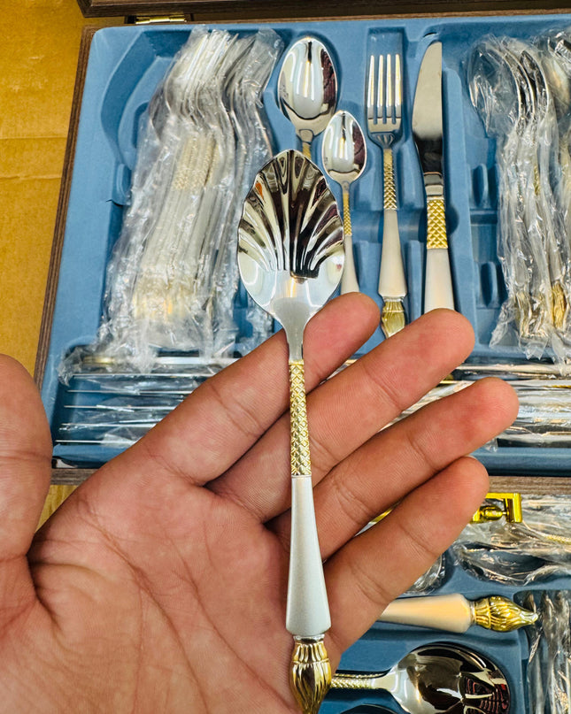 KDK 72pcs Luxury Stainless Steel Cutlery Set with Gift Box