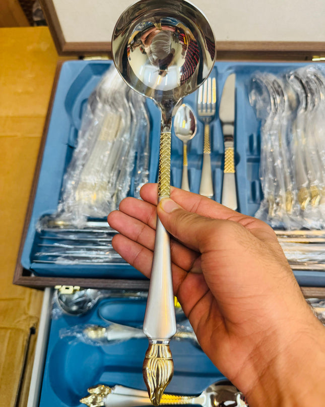 KDK 72pcs Luxury Stainless Steel Cutlery Set with Gift Box