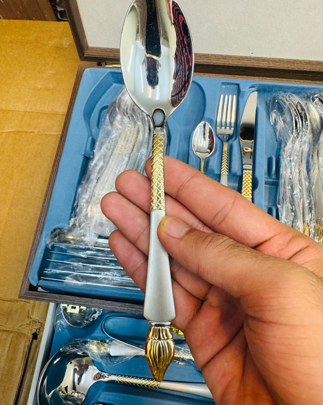 KDK 72pcs Luxury Stainless Steel Cutlery Set with Gift Box
