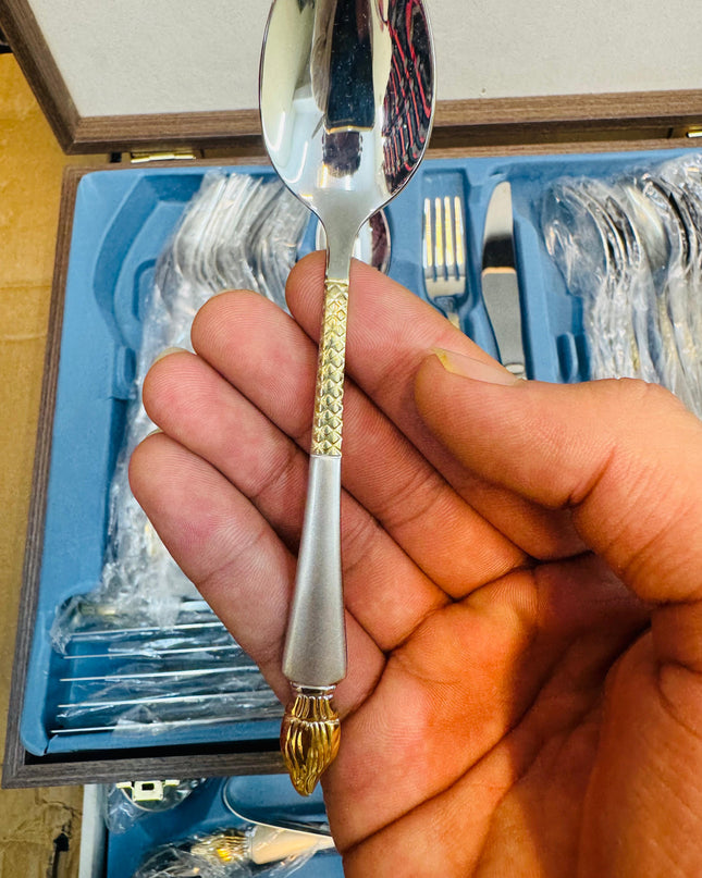 KDK 72pcs Luxury Stainless Steel Cutlery Set with Gift Box
