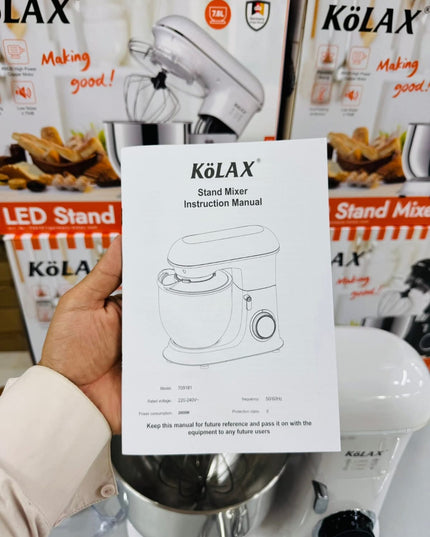 Kolax 7.8L Stand Mixer - German Lot