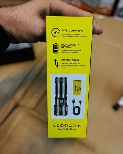 cuba 1000m range torch & flash light